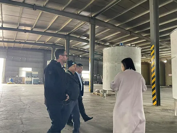 Customers visited our company for an on-site inspection and highly recognized our amino acid powder production capabilities