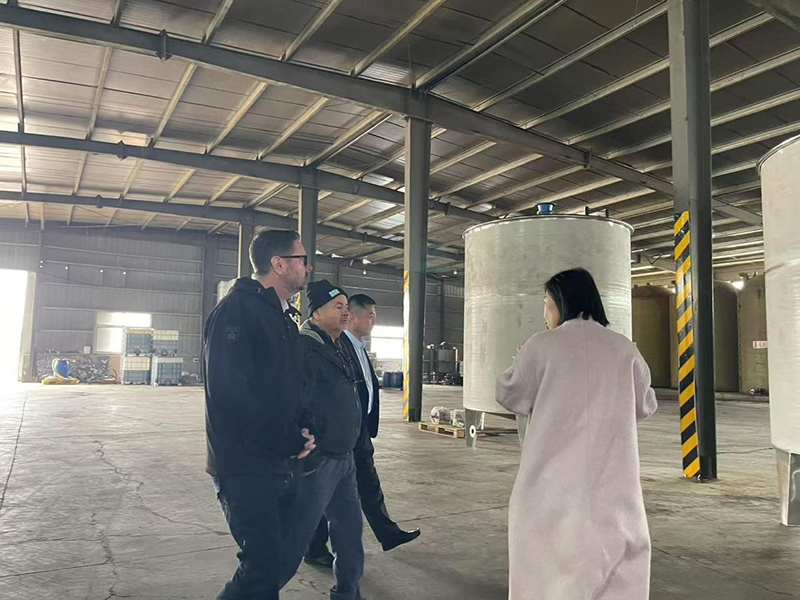 Customers visited our company for an on-site inspection and highly recognized our amino acid powder production capabilities
